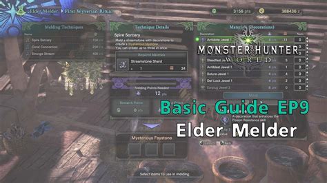 Guiding lands elder melder for monster parts. :: Monster Hunter: World.